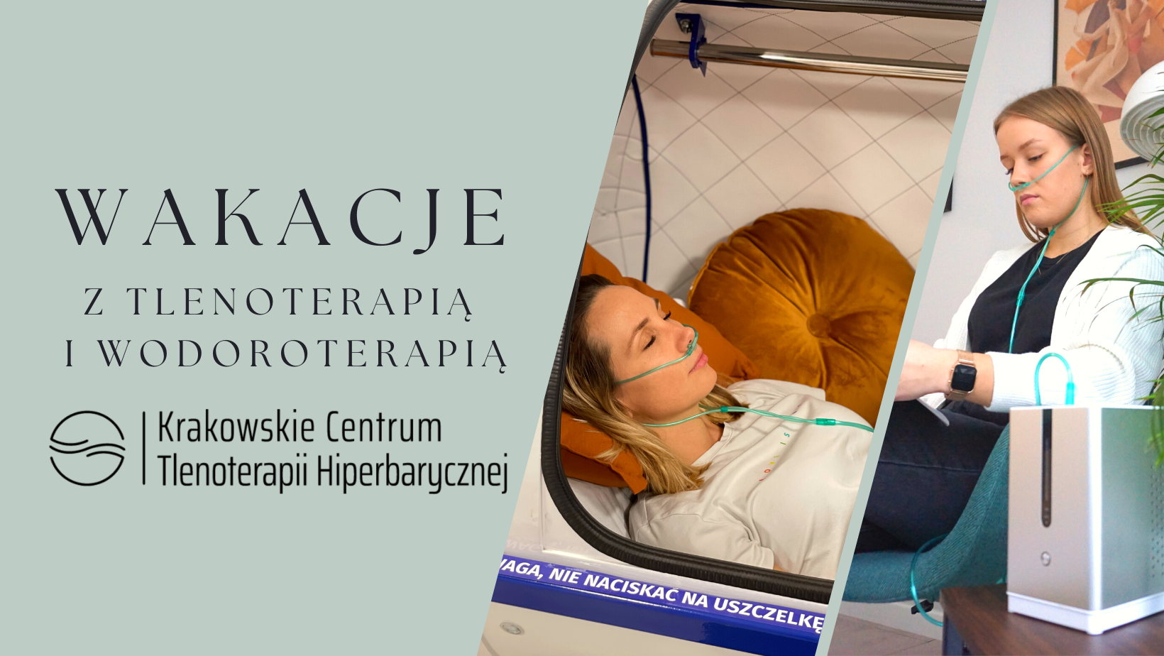 Wakacje z tlenoterapią i wodoroterapią