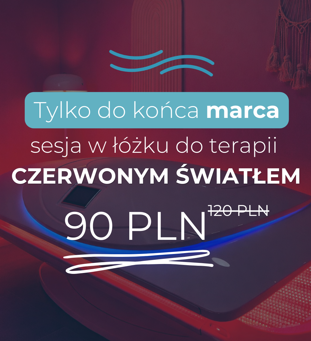 łóżko do czerwonego światła