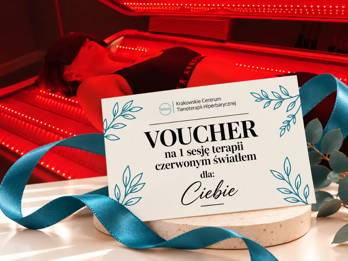 Voucher na terapię światłem czerwonym